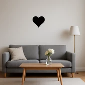 Kalp Şekilli MDF Dekoratif Duvar Tablosu thumbnail 3