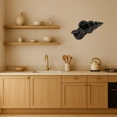 Şık Deniz Kabukları Desenli MDF Duvar Dekoru thumbnail 2