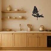 Modern Tasarımlı MDF Kelebek Tablo thumbnail 2