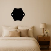 Minimalist Siyah-Beyaz MDF Dekoratif Tablo thumbnail 1