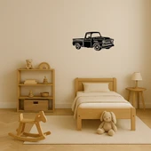 Vintage Kamyon MDF Dekoratif Tablo thumbnail 3