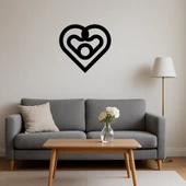 Zarif Kalp Motifli MDF İç Mekan Tablosu thumbnail 4