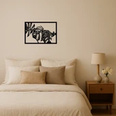 Monstera Yaprak Desenli Dekoratif Tablo thumbnail 1