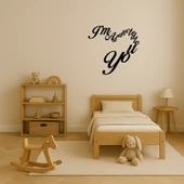 I'm Addicted To You Yazılı MDF Dekoratif Duvar Tablosu thumbnail 3