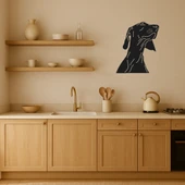 Sevimli Köpek Yüzü MDF Dekoratif Tablo thumbnail 2