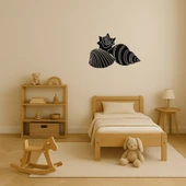 Abstrakt Deniz Kabukları Tasarımlı MDF Duvar Tablosu thumbnail 3