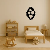 Ağaç Yaprakları Desenli MDF Duvar Tablosu thumbnail 3