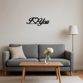 Romantik Kalp Tasarımlı I Love You İç Mekan Tablosu thumbnail 4