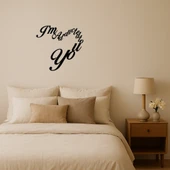 I'm Addicted To You Yazılı MDF Dekoratif Duvar Tablosu thumbnail 1