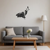 Kelebek Temalı Sanatsal Dekoratif Tablo thumbnail 4