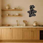 I Love You Yazılı Dekoratif Tablo thumbnail 2