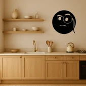 Monokl Takan Emoji Dekoratif Duvar Tablosu thumbnail 2