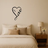 Minimalist Aşk Yazılı MDF Duvar Tablosu thumbnail 2