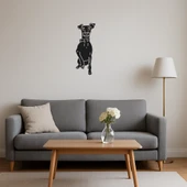 Sevimli Köpek Portresi Dekoratif Tablo thumbnail 4