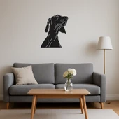 Sevimli Köpek Yüzü MDF Dekoratif Tablo thumbnail 4