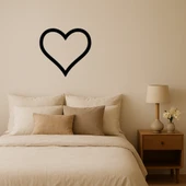 Kalp Desenli MDF Dekoratif Tablo thumbnail 1