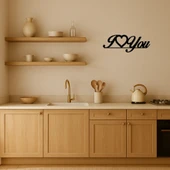 Romantik Kalp Tasarımlı I Love You İç Mekan Tablosu thumbnail 2