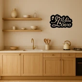 I Love You Kalp Motifli MDF İç Mekan Tablosu thumbnail 3