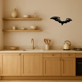 Gotik Tarzda Uçan Yarasa MDF Dekoratif Tablo thumbnail 2