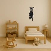 Sevimli Köpek Portresi Dekoratif Tablo thumbnail 3