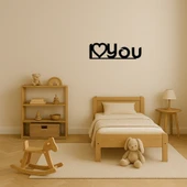 I Love You Kalpli Dekoratif İç Mekan Tablosu thumbnail 2