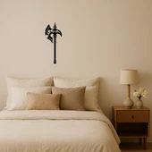 Dekoratif Tarihi Savaş Baltası MDF Tablo thumbnail 1