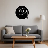 Monokl Takan Emoji Dekoratif Duvar Tablosu thumbnail 4