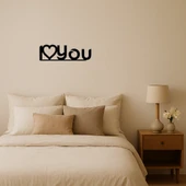 I Love You Kalpli Dekoratif İç Mekan Tablosu thumbnail 1