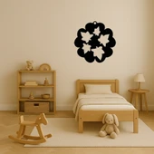 MDF Çiçek ve Yaprak Desenli Dekoratif Tablo thumbnail 3