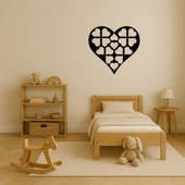 Romantik Kalp Tasarımlı MDF Tablo thumbnail 3