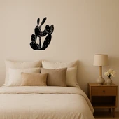 Minimalist Kaktüs Desenli MDF Tablo thumbnail 1