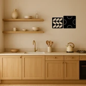 Modern Çizgiler MDF Dekoratif Tablo thumbnail 2