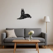 Şık Köpek Silüetli Duvar Dekoru thumbnail 4