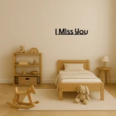 Özlem Dolu I Miss You Dekoratif MDF Tablo thumbnail 2