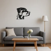 Minimalist Köpek Yüzü MDF Tablosu thumbnail 4