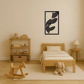 Dal ve Yaprak Desenli Dekoratif Tablo thumbnail 3