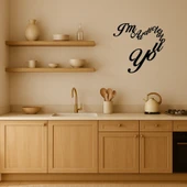 I'm Addicted To You Yazılı MDF Dekoratif Duvar Tablosu thumbnail 2