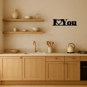 Kalpli I Love You Dekoratif Tablo thumbnail 2