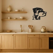 Minimalist Köpek Yüzü MDF Tablosu thumbnail 2