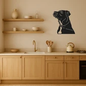 Köpek Yüzü Motifli Dekoratif Tablo thumbnail 3