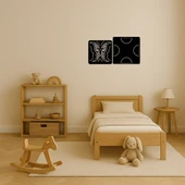 Kelebek Esintisi MDF Dekoratif Tablo thumbnail 2