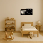 Abstrakt Tasarımlı MDF Duvar Sanatı thumbnail 2