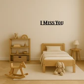 Duygusal 'I Miss You' İç Mekan Dekoratif Tablo thumbnail 3