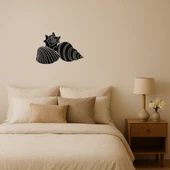 Abstrakt Deniz Kabukları Tasarımlı MDF Duvar Tablosu thumbnail 1