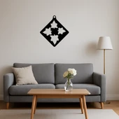 Dikdörtgen Yaprak Desenli MDF Dekoratif Tablo thumbnail 4