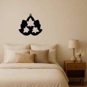 Floral Motifli MDF Dekoratif İç Mekan Tablosu thumbnail 1