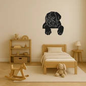 Köpek Yüzü Tasarımlı MDF Dekoratif Tablo thumbnail 3