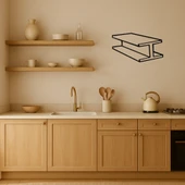 Çelik Çubuk Desenli MDF Dekoratif Tablo thumbnail 2