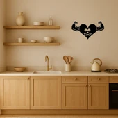 Kaslı Kalp Dekoratif Tablo thumbnail 2