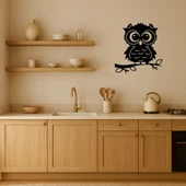 Doğal Yaşam Temalı Baykuş Dekoratif MDF Tablo thumbnail 2